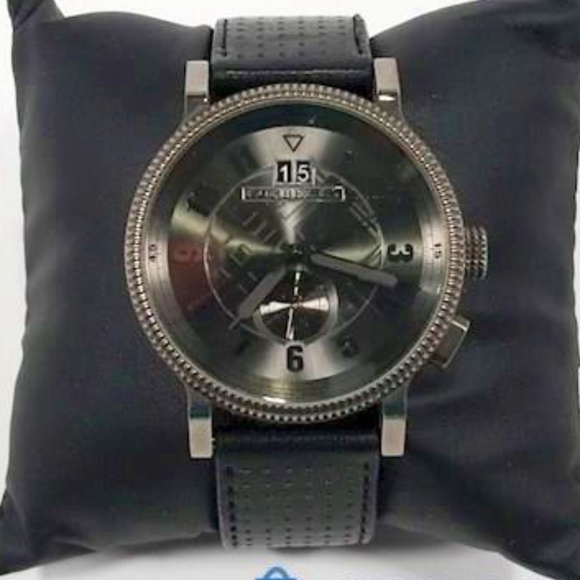 Burberry Authentic Mens Black Dial Analog Watch - Picture 1 of 13